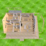 Whitetail Log Home Floor Plan True Log Homes
